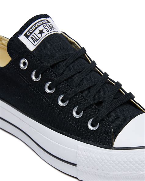 black converse shoes for women.